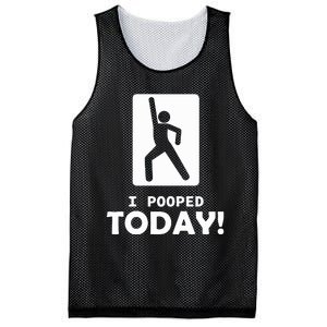 I Pooped Today Mesh Reversible Basketball Jersey Tank