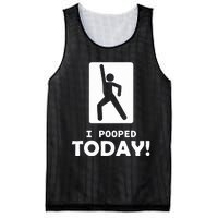 I Pooped Today Mesh Reversible Basketball Jersey Tank