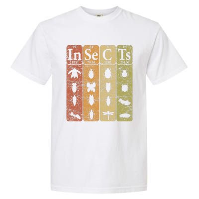 Insects Periodic Table Elements Entomologist Retro Bugs Garment-Dyed Heavyweight T-Shirt