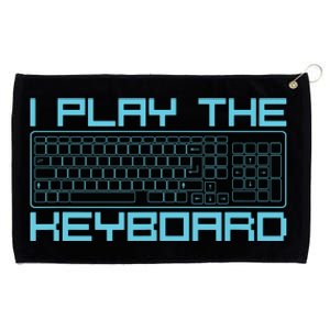 I Play The Keyboard Funny Pc Gaming Geek Gamer Grommeted Golf Towel