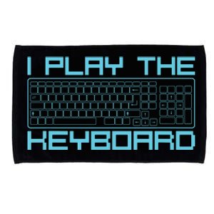 I Play The Keyboard Funny Pc Gaming Geek Gamer Microfiber Hand Towel