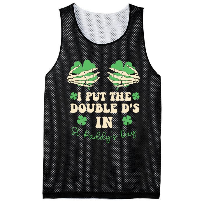 I Put The Double Ds In St Paddys Day Mesh Reversible Basketball Jersey Tank