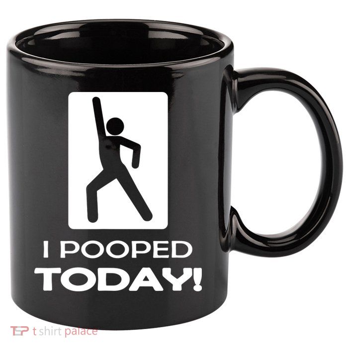 I Pooped Today 11oz C Handle Ceramic Mug