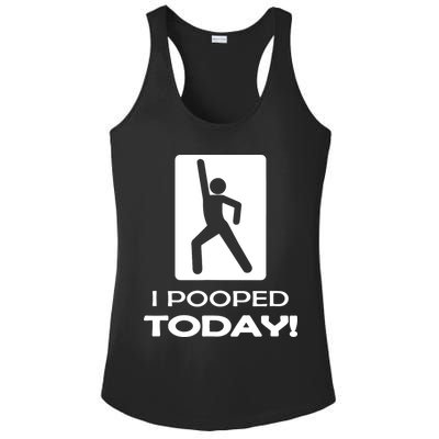 I Pooped Today Ladies PosiCharge Competitor Racerback Tank