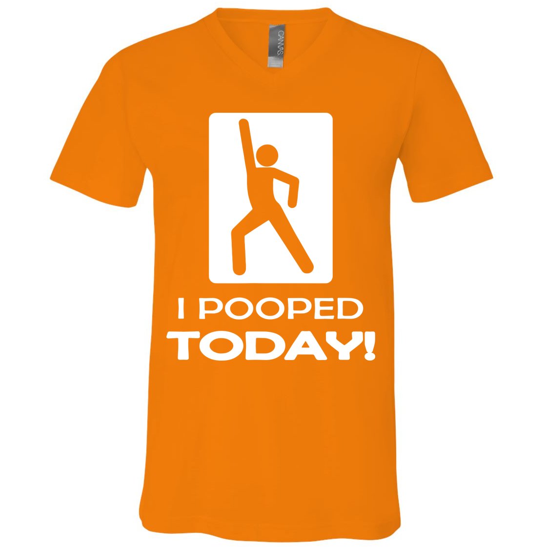 I Pooped Today V-Neck T-Shirt