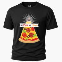In Pizza We Trust Cooling Performance Crew T-Shirt