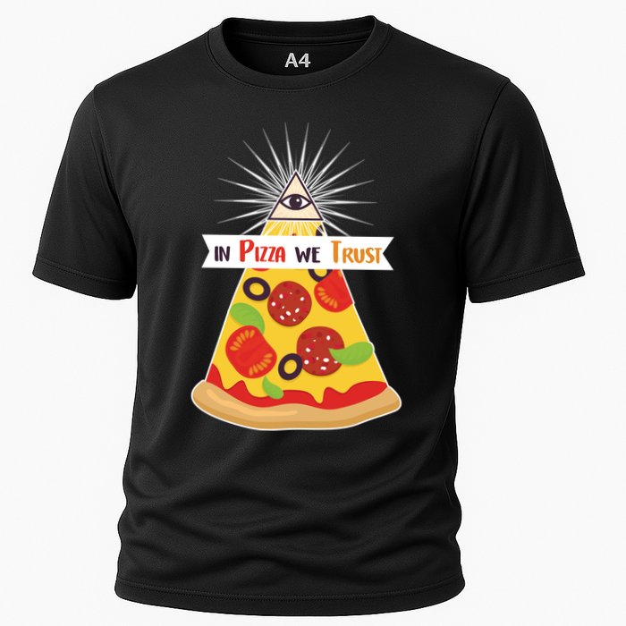 In Pizza We Trust Cooling Performance Crew T-Shirt