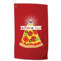In Pizza We Trust Golf Towel