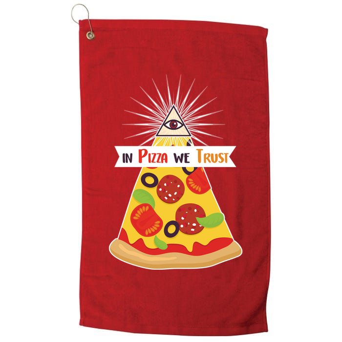 In Pizza We Trust Golf Towel