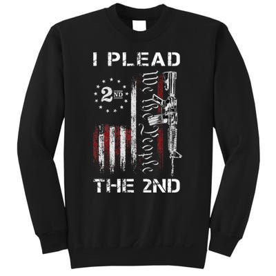 I Plead The 2nd We The People USA Flag AR 15 Rifle Sweatshirt