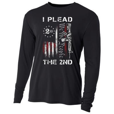 I Plead The 2nd We The People USA Flag AR 15 Rifle Cooling Performance Long Sleeve Crew