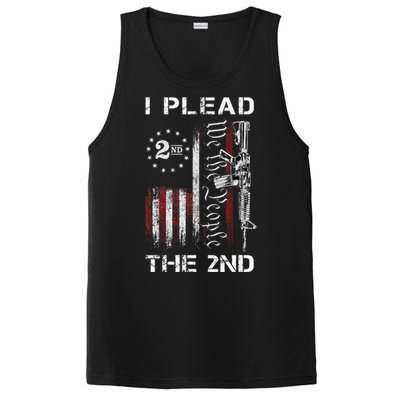 I Plead The 2nd We The People USA Flag AR 15 Rifle PosiCharge Competitor Tank