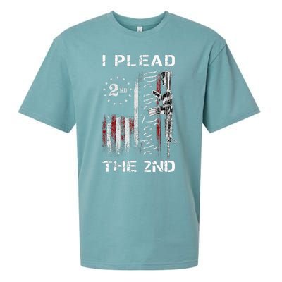 I Plead The 2nd We The People USA Flag AR 15 Rifle Sueded Cloud Jersey T-Shirt