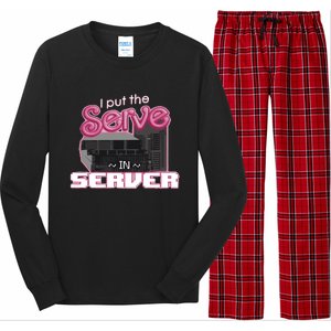 I Put The Serve In Server Computer Science Long Sleeve Pajama Set