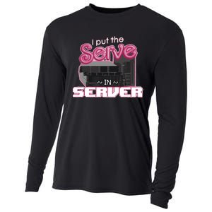 I Put The Serve In Server Computer Science Cooling Performance Long Sleeve Crew