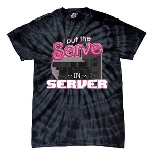 I Put The Serve In Server Computer Science Tie-Dye T-Shirt