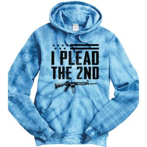 I Plead The 2nd Amendment Pro Gun Ar15 Rifle Tie Dye Hoodie