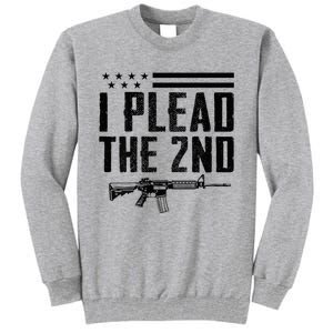 I Plead The 2nd Amendment Pro Gun Ar15 Rifle Tall Sweatshirt