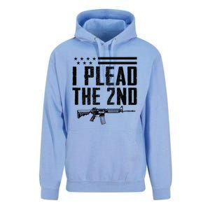 I Plead The 2nd Amendment Pro Gun Ar15 Rifle Unisex Surf Hoodie