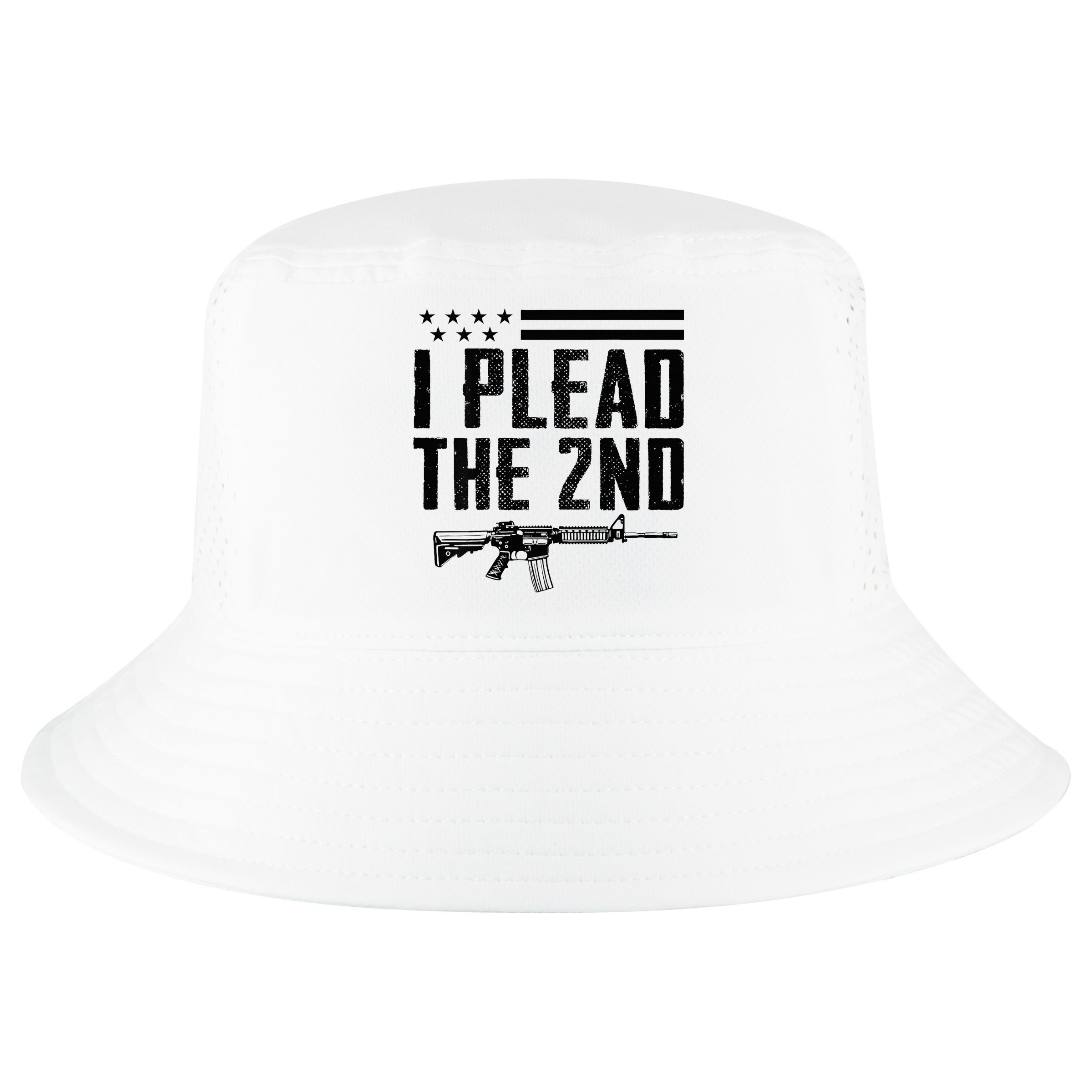 I Plead The 2nd Amendment Pro Gun Ar15 Rifle Cool Comfort Performance Bucket Hat