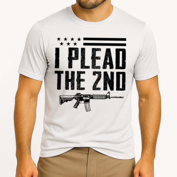 I Plead The 2nd Amendment Pro Gun Ar15 Rifle Cooling Performance Crew T-Shirt