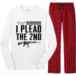 I Plead The 2nd Amendment Pro Gun Ar15 Rifle Long Sleeve Pajama Set