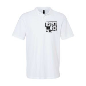 I Plead The 2nd Amendment Pro Gun Ar15 Rifle Softstyle Adult Sport Polo