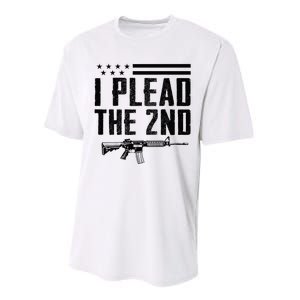 I Plead The 2nd Amendment Pro Gun Ar15 Rifle Performance Sprint T-Shirt