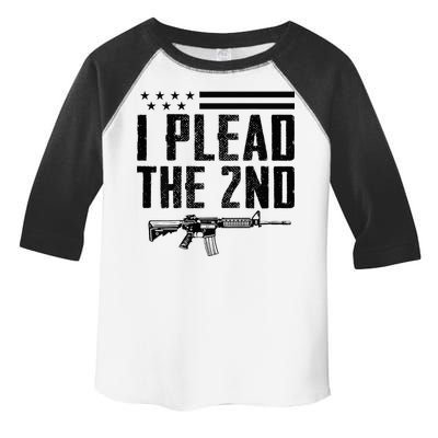 I Plead The 2nd Amendment Pro Gun Ar15 Rifle Toddler Fine Jersey T-Shirt