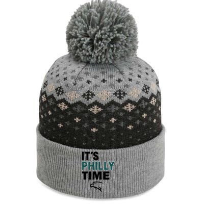 It's Philly Time Philadelphia The Baniff Cuffed Pom Beanie