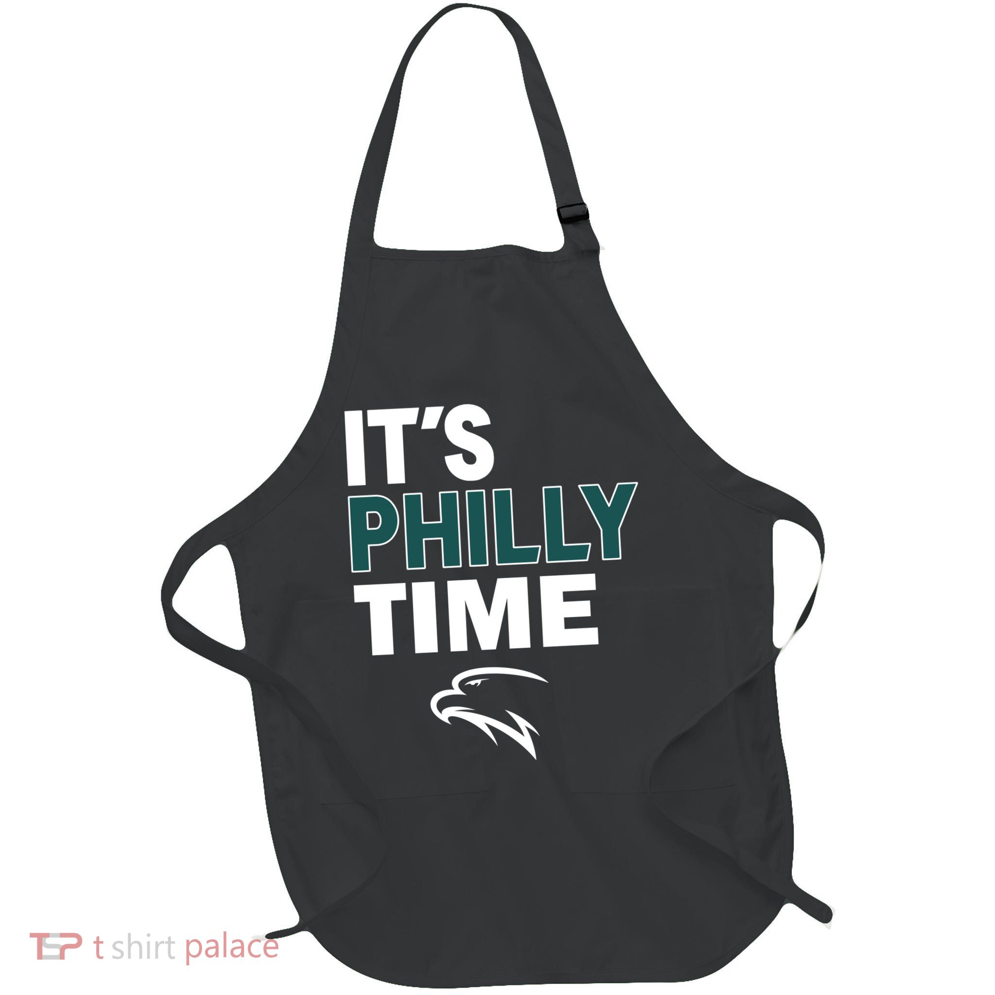 It's Philly Time Philadelphia Full-Length Apron With Pockets