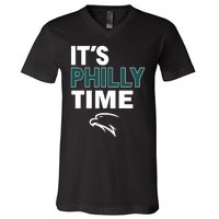 It's Philly Time Philadelphia V-Neck T-Shirt