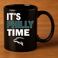 It's Philly Time Philadelphia 11oz C Handle Ceramic Mug