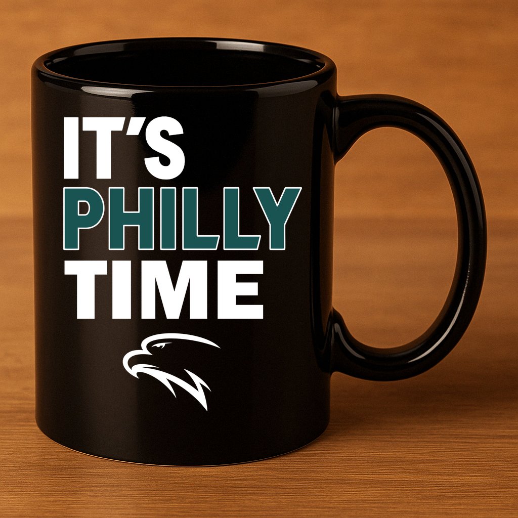 It's Philly Time Philadelphia 11oz C Handle Ceramic Mug
