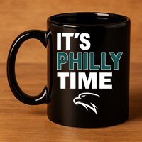 It's Philly Time Philadelphia 11oz C Handle Ceramic Mug