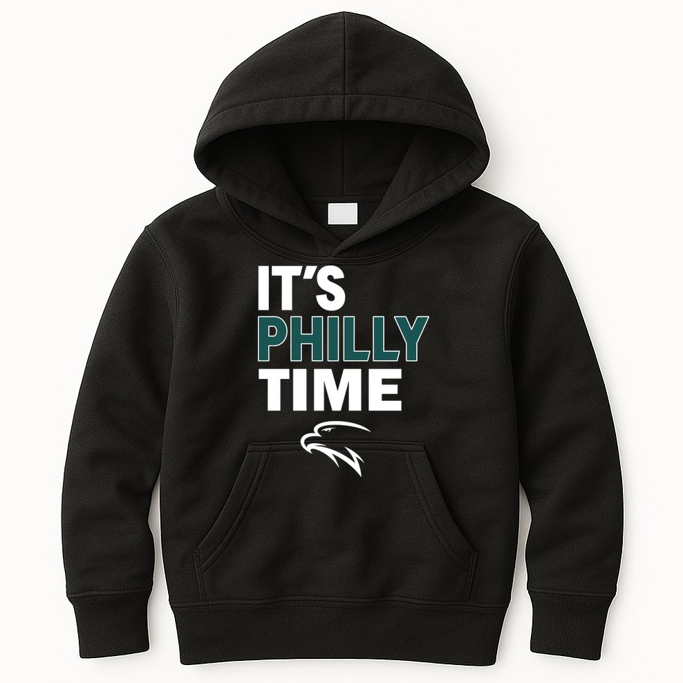 It's Philly Time Philadelphia Kids Hoodie