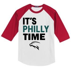 It's Philly Time Philadelphia Kids Colorblock Raglan Jersey