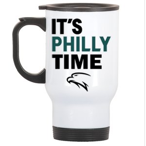 It's Philly Time Philadelphia Stainless Steel Travel Mug