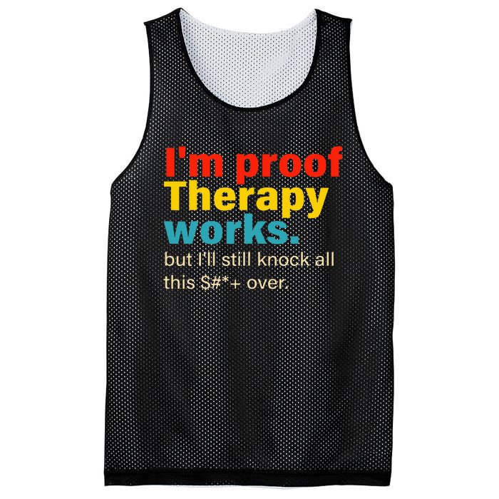 Im Proof Therapy Works But Ill Still Knock All This Mesh Reversible Basketball Jersey Tank