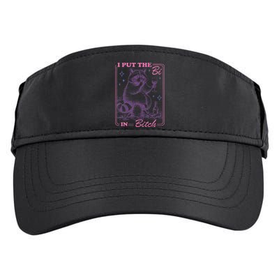 I Put The Bi In Bitch Lgbt Lesbians Adult Drive Performance Visor