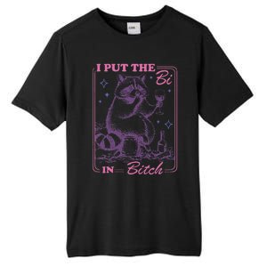 I Put The Bi In Bitch Lgbt Lesbians Tall Fusion ChromaSoft Performance T-Shirt