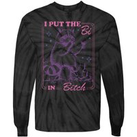 I Put The Bi In Bitch Lgbt Lesbians Tie-Dye Long Sleeve Shirt