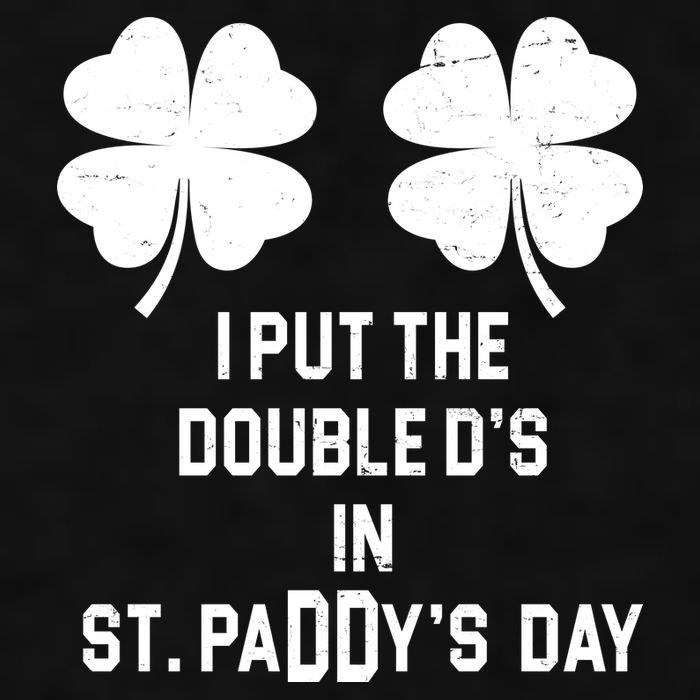 I Put The Double Ds In St Paddys Day Funny St Patrick's Day Ladies PosiCharge Tri-Blend Wicking Tank