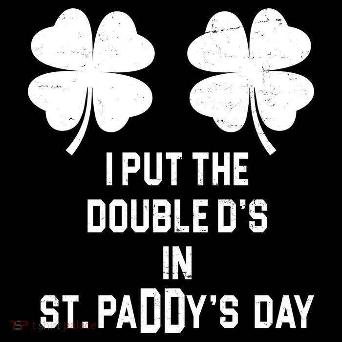 I Put The Double Ds In St Paddys Day Funny St Patrick's Day Sustainable Beanie