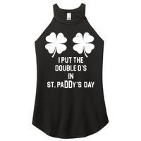 I Put The Double Ds In St Paddys Day Funny St Patrick's Day Women's Perfect Tri Rocker Tank