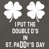 I Put The Double Ds In St Paddys Day Funny St Patrick's Day Cotton Canvas Backpack