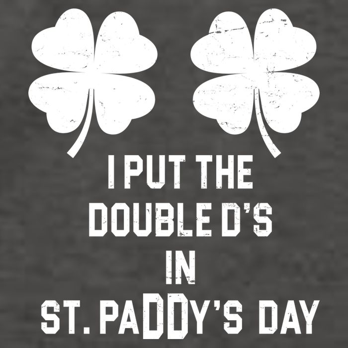 I Put The Double Ds In St Paddys Day Funny St Patrick's Day Vector Backpack