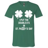 I Put The Double Ds In St Paddys Day Funny St Patrick's Day V-Neck T-Shirt