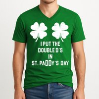 I Put The Double Ds In St Paddys Day Funny St Patrick's Day V-Neck T-Shirt
