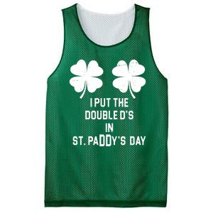 I Put The Double Ds In St Paddys Day Funny St Patrick's Day Mesh Reversible Basketball Jersey Tank